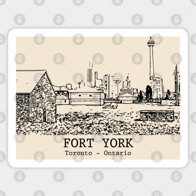 Fort York - Toronto ON Magnet by Lakeric